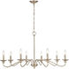 Delvona 8 Light 37.75 inch Modern Gold Chandelier Ceiling Light
